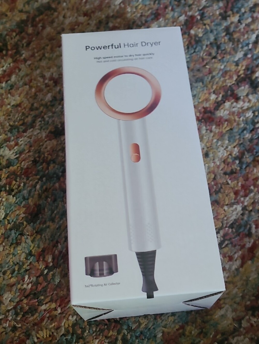 NEW In Box Powerful Pink Ring Hair Dryer - Unbranded - Picture 3 of 8
